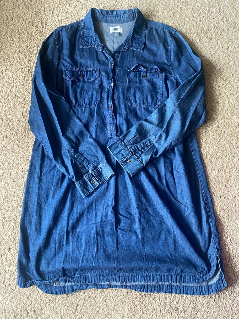 Old Navy Blue Denim mini dress (above knee)